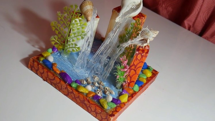 Show pieces making at home craft fountain best out of west