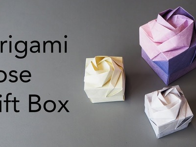 Tutorial for Origami Rose Gift Box (Shin Han Gyo)