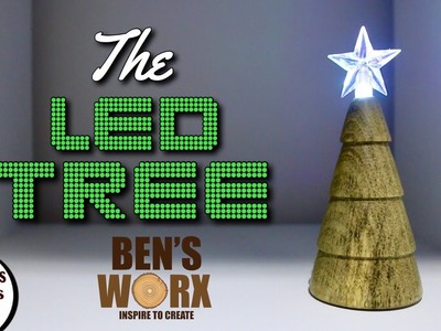Woodturning the LED Christmas Tree Ornament