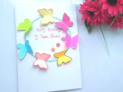 Beautiful Handmade Birthday card For Best Friend|Special Card For Best Friend