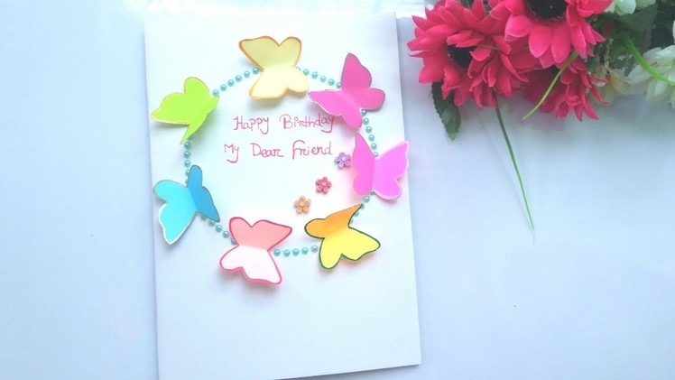 Beautiful Handmade Birthday card For Best Friend|Special Card For Best Friend