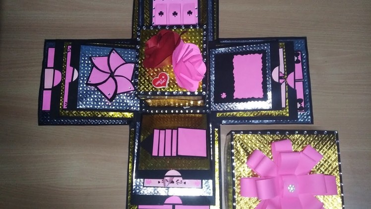 Birthday. Anniversary. valentines day Explosion box ideas | Handmade gift ideas | best gift????????