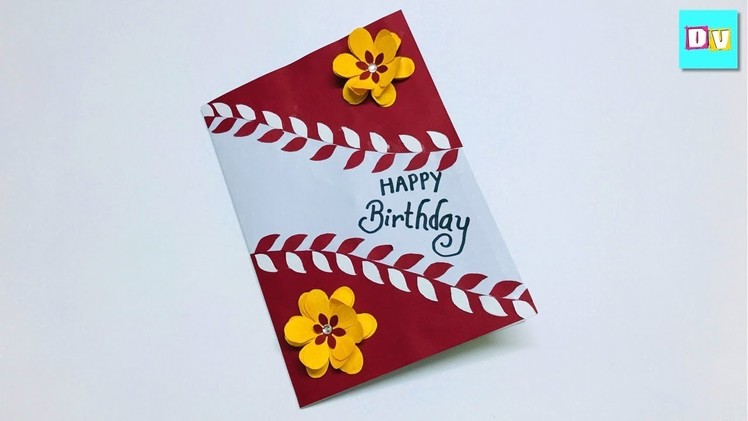 Birthday Card Idea | Beautiful Handmade Birthday Card | Birthday Pop Up Card