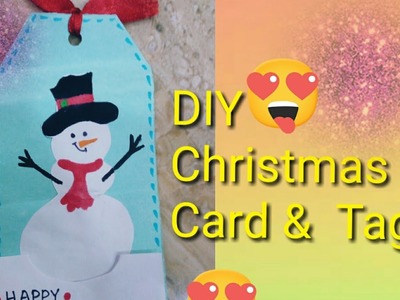 Christmas card and gift tag || handmade gift tag || Christmas gift ideas ||