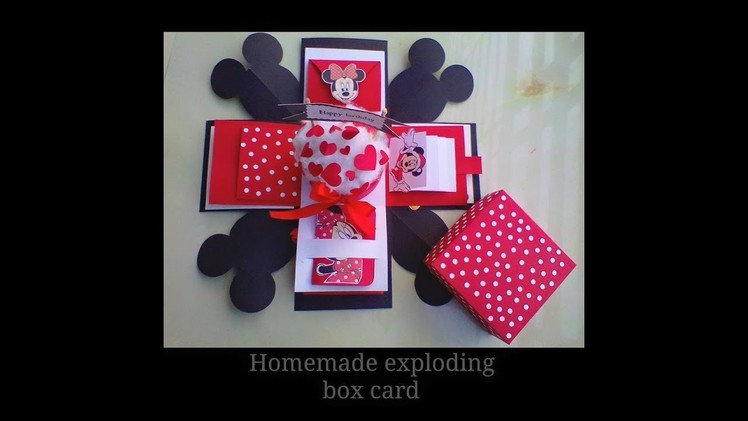 Exploding Box Ideas || Easy Exploding Box Ideas || Handmade Gift || Mikkie Mouse Theme
