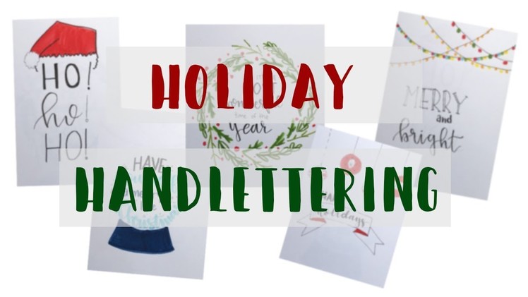 Holiday Letter With Me!. Handmade Christmas Card Ideas