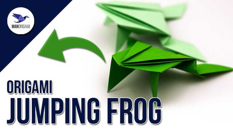 How to make a jumping frog ???? - Step by Step Instructions - Origami Tutorial