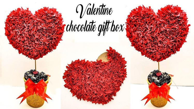 How to make best gift for valentines day | valentines day handmade chocolate gift box