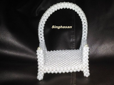 How to make Crystal Beads Singhasan.Pearl beads Singhasan PART 2   | Nomi.Namita crafts |