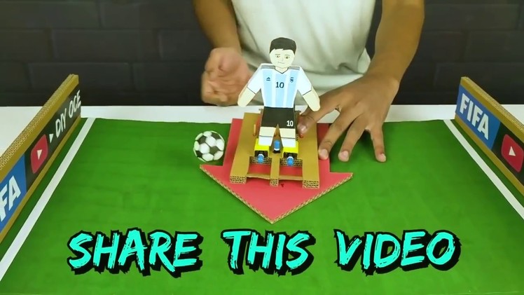 How to make FIFA World Cup Penalty Board GAME from Handmade at HOME for KIDS