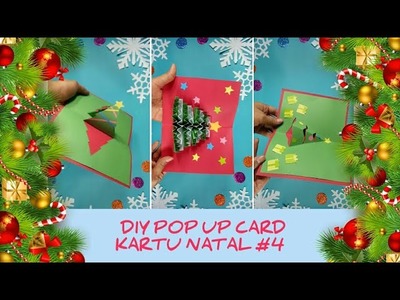 Membuat Kartu Natal 3D #4 | DIY POP UP CARD | Naufal Aiman