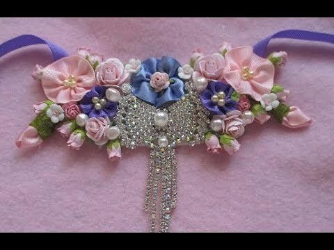 Necklace Bib Tutorial Using Handmade Flowers - jennings644