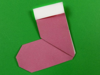 Origami Christmas StockingSanta Boot - Easy Tutorial