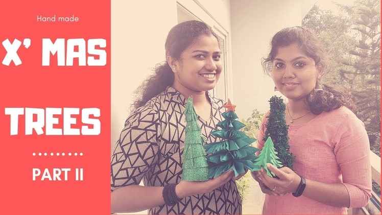Part 2 |  How to make handmade Christmas trees at Home with cheap materials