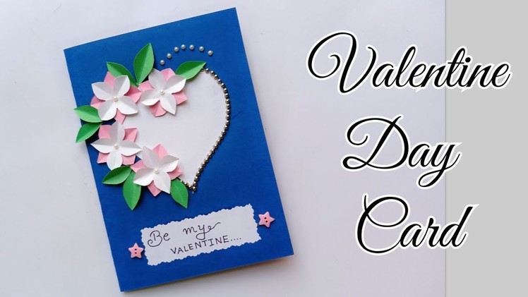 Valentine Day Card.Handmade Valentine day Card Idea.Simple and Easy Valentine Day Card.Love Card