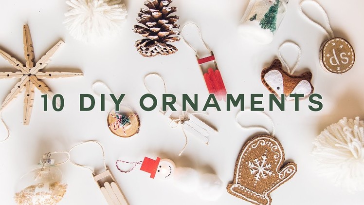 10 DIY CHRISTMAS ORNAMENTS - Cheap + Aesthetic (2019). Lone Fox