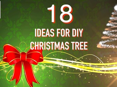 18 Cool Ideas for DIY Christmas Tree Art and Craft
