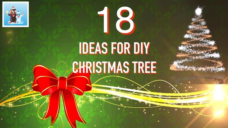 18 Cool Ideas for DIY Christmas Tree Art and Craft