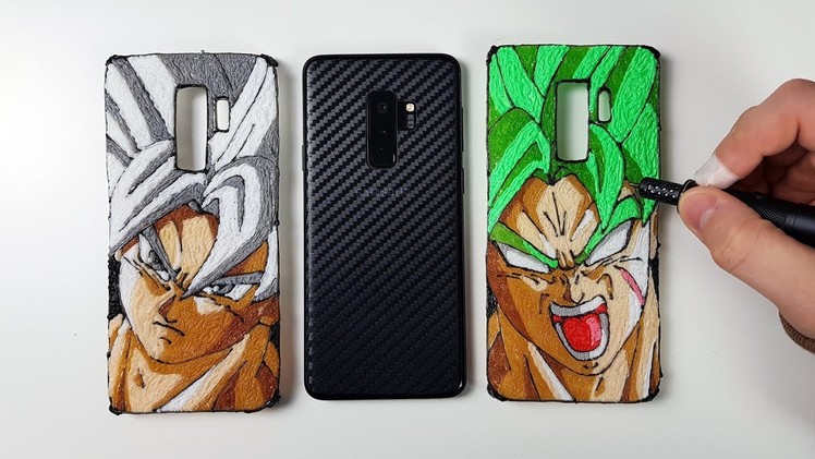 3D Pen Making  Broly vs Goku Phone Case