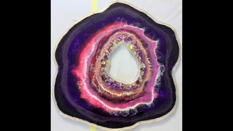 81. Free Form Resin Geode. Part 2. Layer 2 and 3