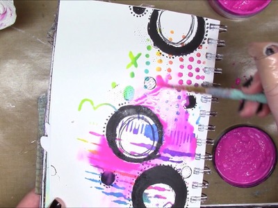 Art Journal Page - "Bright"