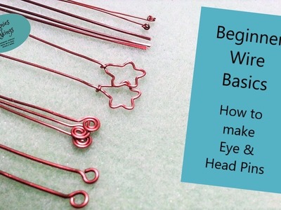 Beginner Wire Basics - How to make Eye & Head Pins - "Happy Halloween"