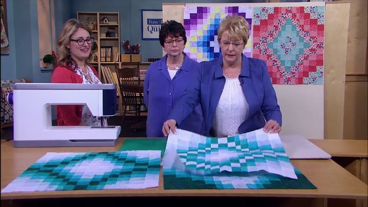 Behind the Scenes on LOQtv (3200 Series): A Simpler Bargello Quilt