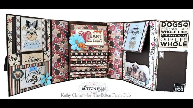 Button Farm Club Companions Waterfall Albums for Cats and Dogs Sneak Peek