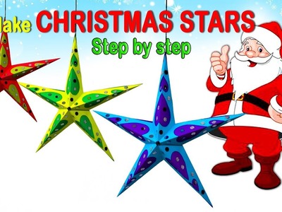 CHRISTMAS DECORATION IDEA 2: SIMPLE STEPS TO MAKE STARS