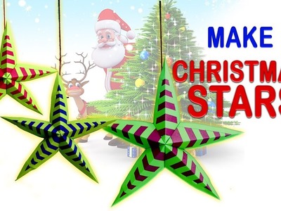 CHRISTMAS DECORATION IDEA: SIMPLE STEPS TO MAKE STARS