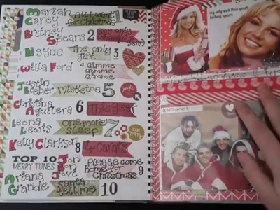 Completed Christmas Edition Holiday Style SMASH*book Flip Through