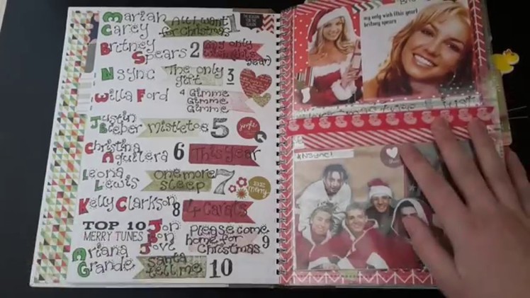 Completed Christmas Edition Holiday Style SMASH*book Flip Through