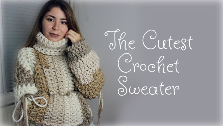 Crochet Sweater Tutorial | Bell Sleeves Sweater