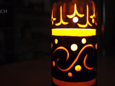 CURVED CANDLE WITH ARABIC PAINTING FROM CANDLE WORKSHOP DIMSI. MASTER CLASS