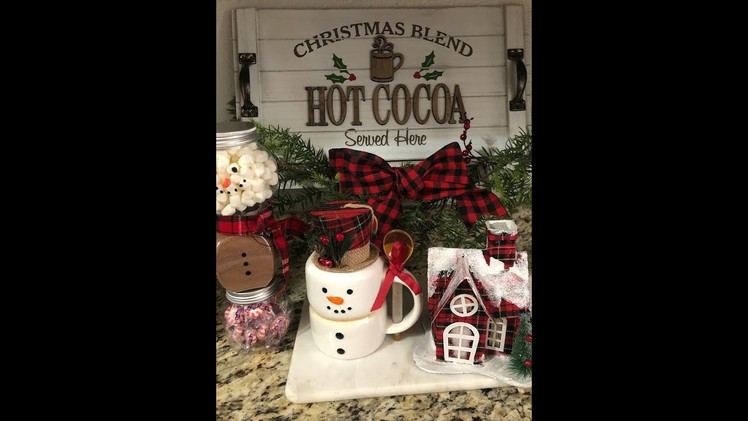 CUTE EASY DIYs FROM DOLLAR  TREE FOR A GIFT OR FOR YOUR COCOA STATION