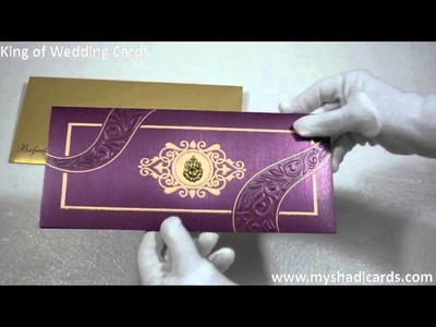 Designer Wedding Invitation Card | Indian Wedding Cards @ Myshadicards.com - DWC-7522