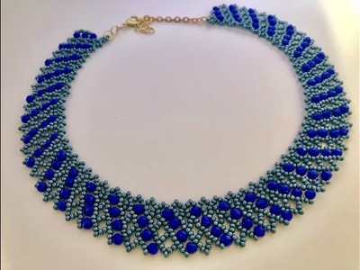 DIY Beaded Necklace for Parties ????. .How to make Beaded Necklace