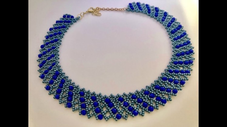 DIY Beaded Necklace for Parties ????. .How to make Beaded Necklace