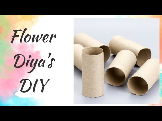 DIY|Diwali|Christmas|Cardboard Tube Flower Diya decoration ideas @home |Craft in 5minutes|