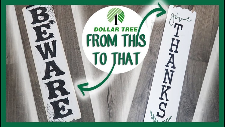 DIY DOLLAR TREE FARMHOUSE SIGN | DOLLAR STORE DECOR