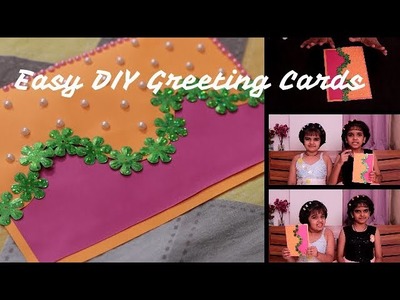 DIY Greeting Card || easy craft ideas for kids || SaanveeKhushee
