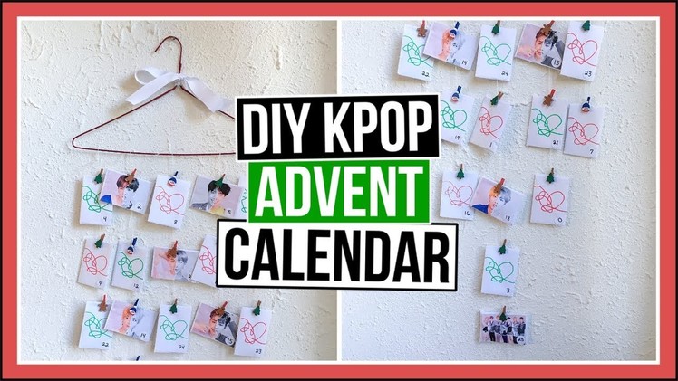DIY Kpop Christmas Advent Calendar