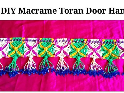 DIY Macrame Toran Door Hanging design