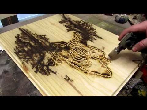 DIY Wood Burning With Electricity. Moose Fractal