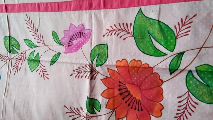 Easy bedsheet designs.fabric painting bedsheet.bedsheet designs ideas