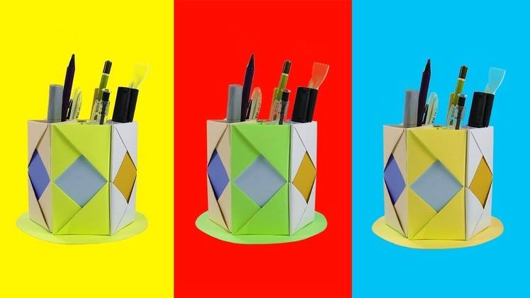 Easy DIY Pen Holder | Paper Craft Ideas | 5-Minute Crafts TV