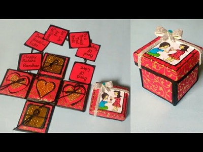 Explosion Box | Rakshabandhan | Gift Idea For Sister | Gift Box | By Punekar Sneha