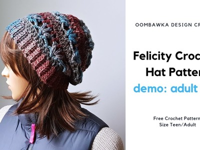 Felicity Crochet Hat Pattern.