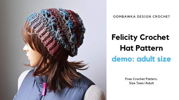 Felicity Crochet Hat Pattern.