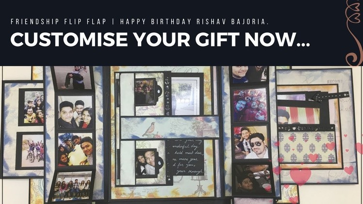 Flip Flap Album (BFF) | Card Idea For Best Friend | Best Scrapbook Ever | DIY Gift Idea | Blackbands